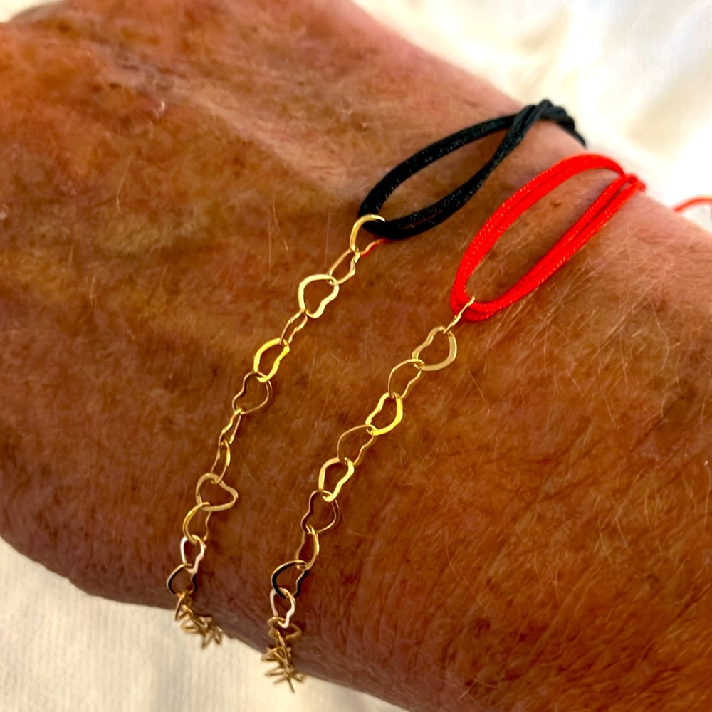 New Super Sweet Delicate Hearts Sliding Wish Bracelet